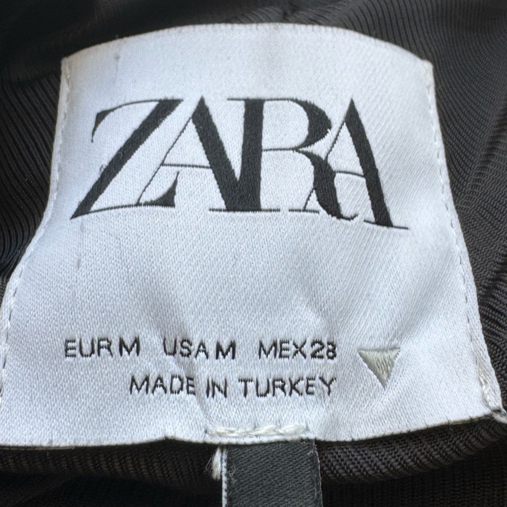Zara Brown Plaid Blazer - Picture 7 of 8